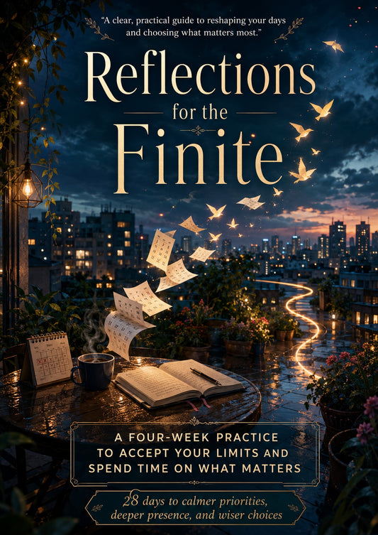 Reflections for the Finite: A Four-Week Practice to Accept Your Limits and Spend Time on What Matters