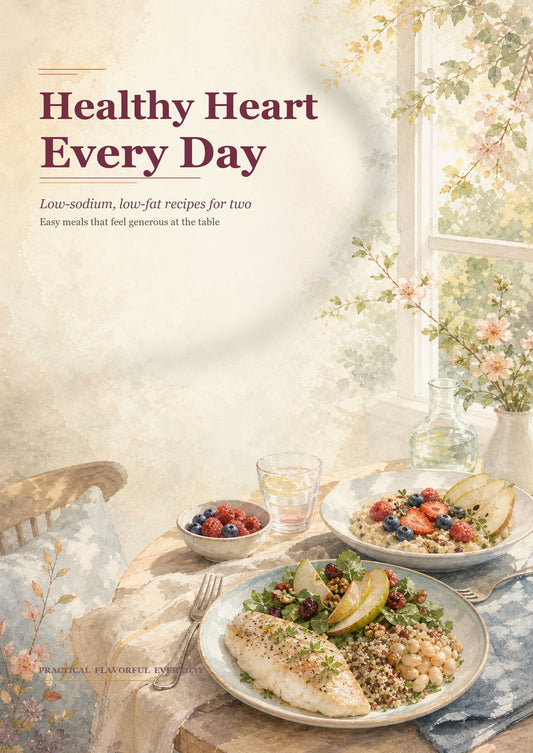 Healthy Heart Every Day Cookbook: Low-Sodium, Low-Fat Recipes for Two with Easy, Delicious Heart-Smart Meals