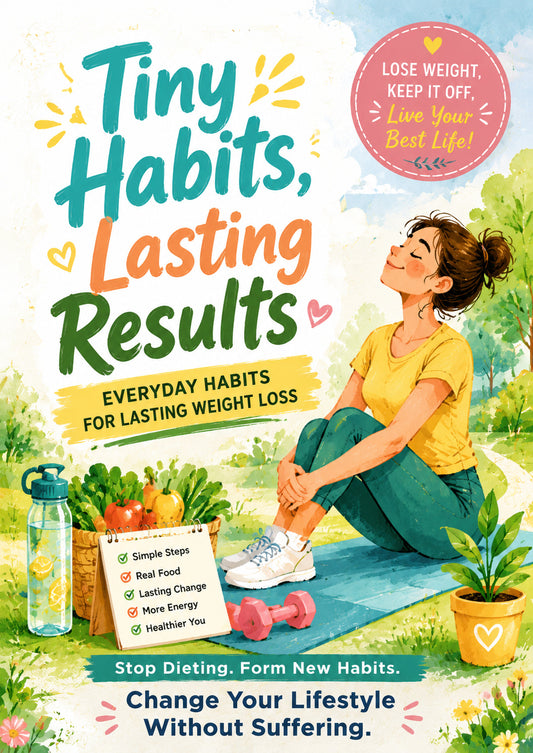 Tiny Habits, Lasting Results: Simple Daily Changes for Sustainable Weight Loss, More Energy, and a Healthier Lifestyle