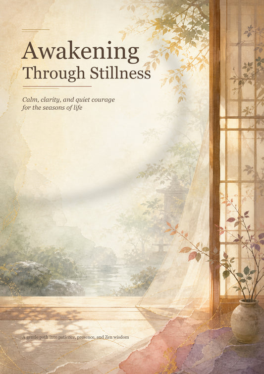 Awakening Through Stillness: A Playful Illustrated Guide to Calm, Clarity, Zen Wisdom, Mindfulness, and Inner Peace