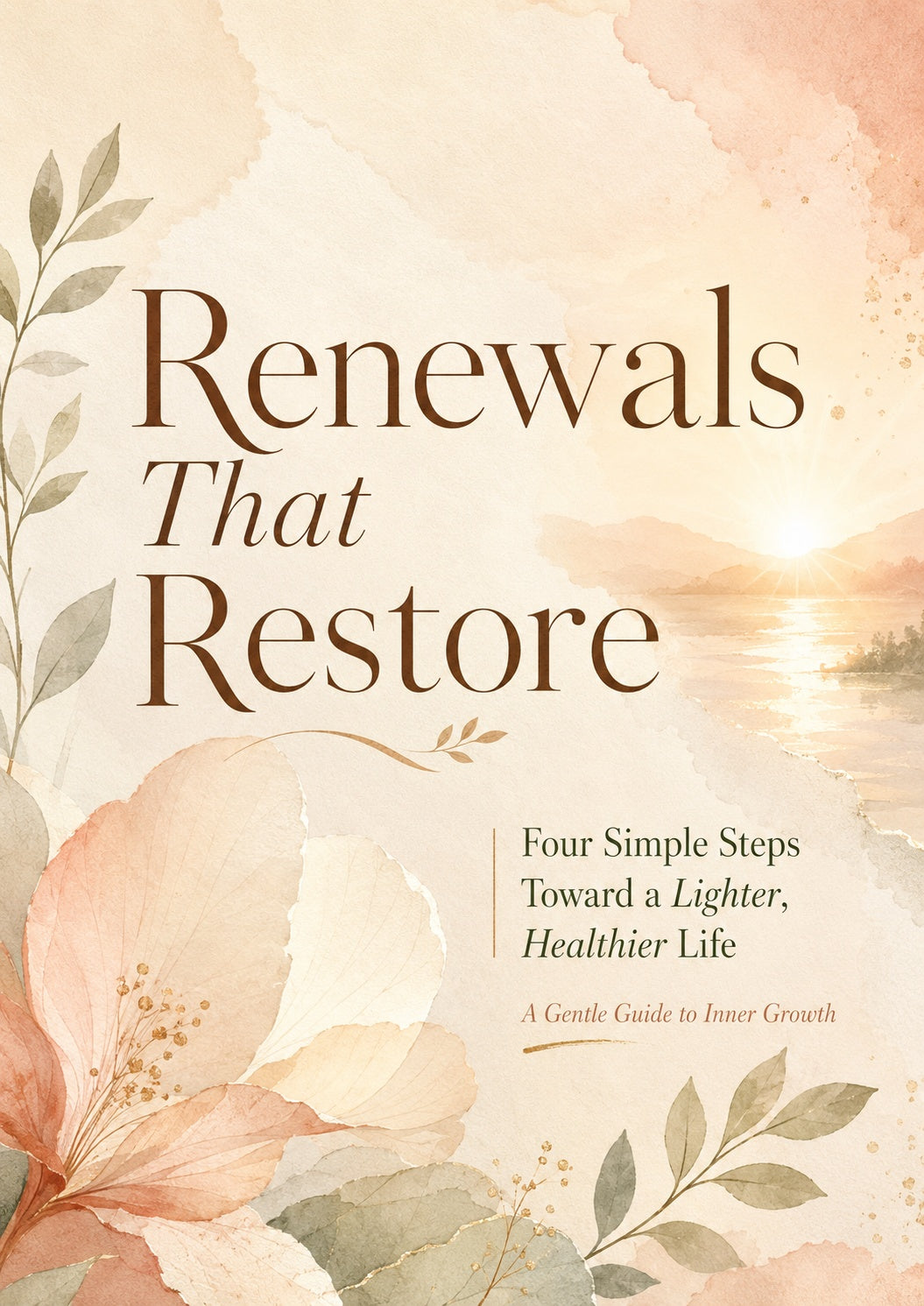 Renewals That Restore: Four Simple Steps Toward a Lighter, Healthier Life | A Gentle Self-Help Guide for Emotional Healing, Inner Growth, and Healthy Personal Change