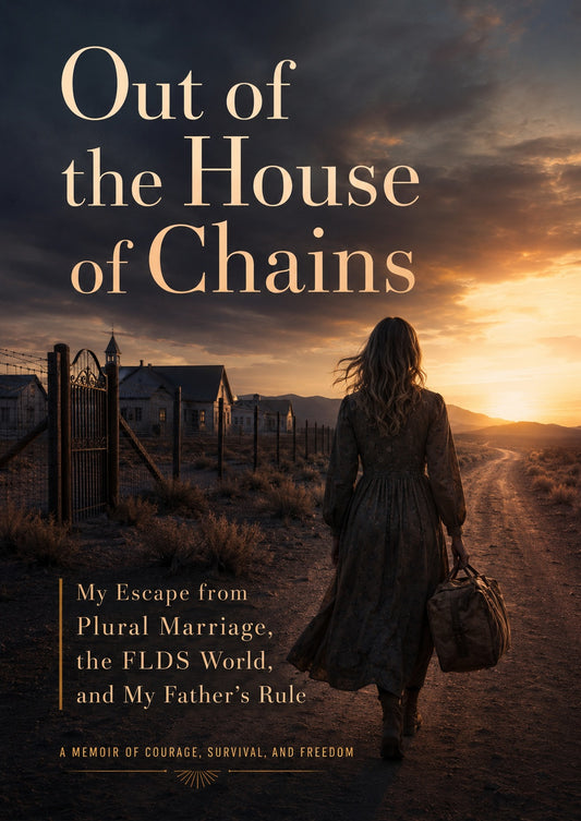 Out of the House of Chains: My Escape from Plural Marriage, the FLDS World, and My Father’s Rule | A Memoir of Courage, Survival, and Freedom