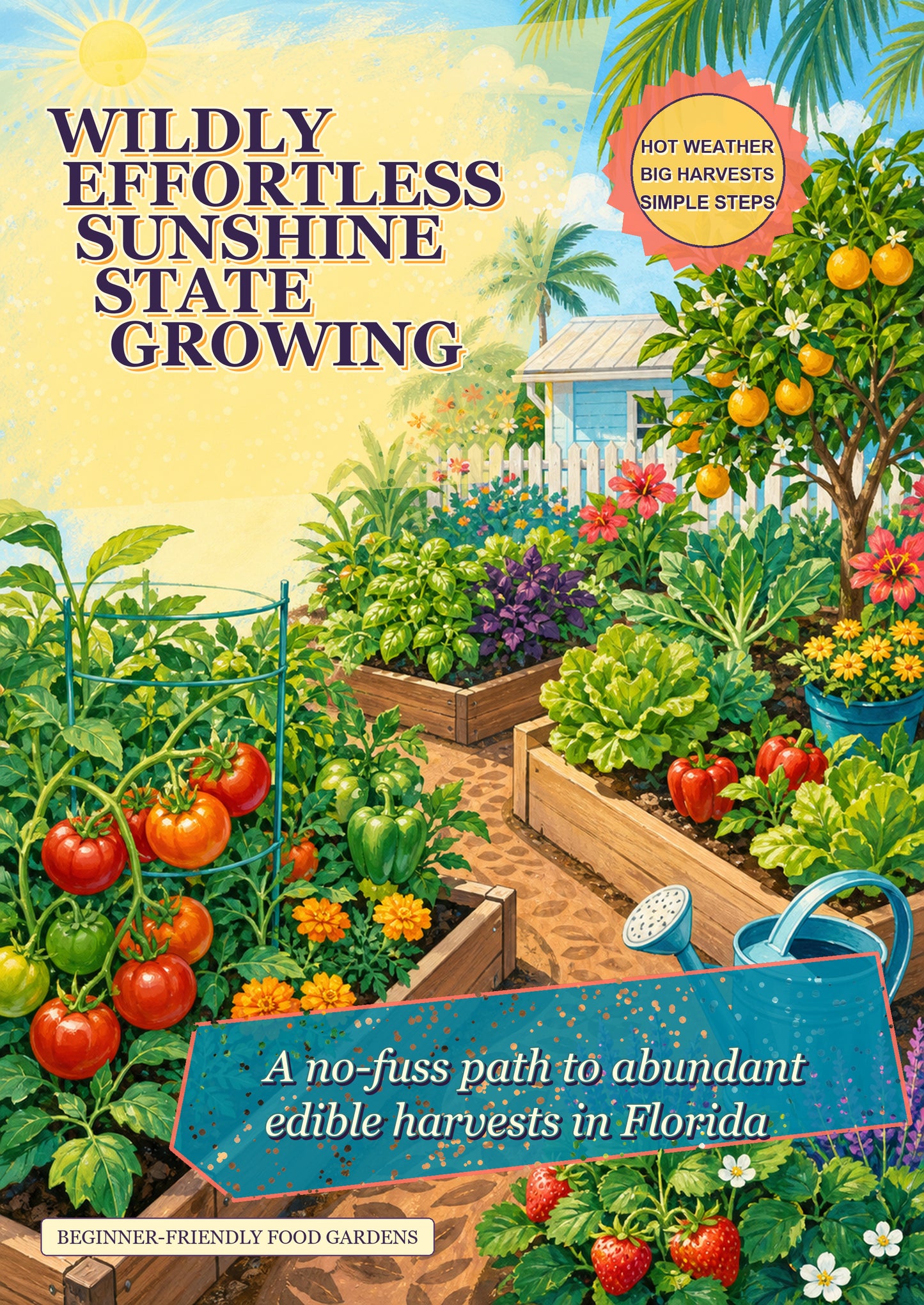 Wildly Effortless Sunshine State Growing: Beginner-Friendly Florida Food Gardening Guide for Vegetables, Herbs, Containers, Raised Beds, and Easy Year-Round Harvests
