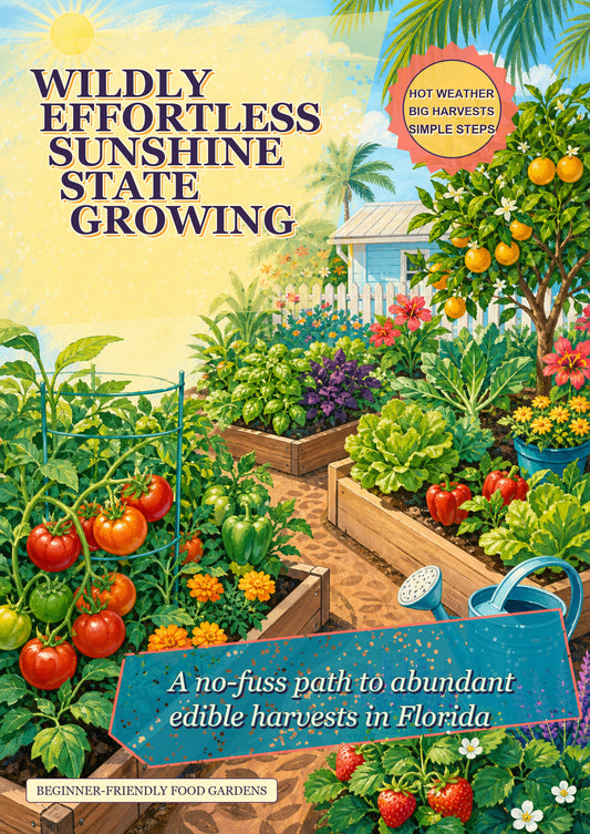 Wildly Effortless Sunshine State Growing: Beginner-Friendly Florida Food Gardening Guide for Vegetables, Herbs, Containers, Raised Beds, and Easy Year-Round Harvests