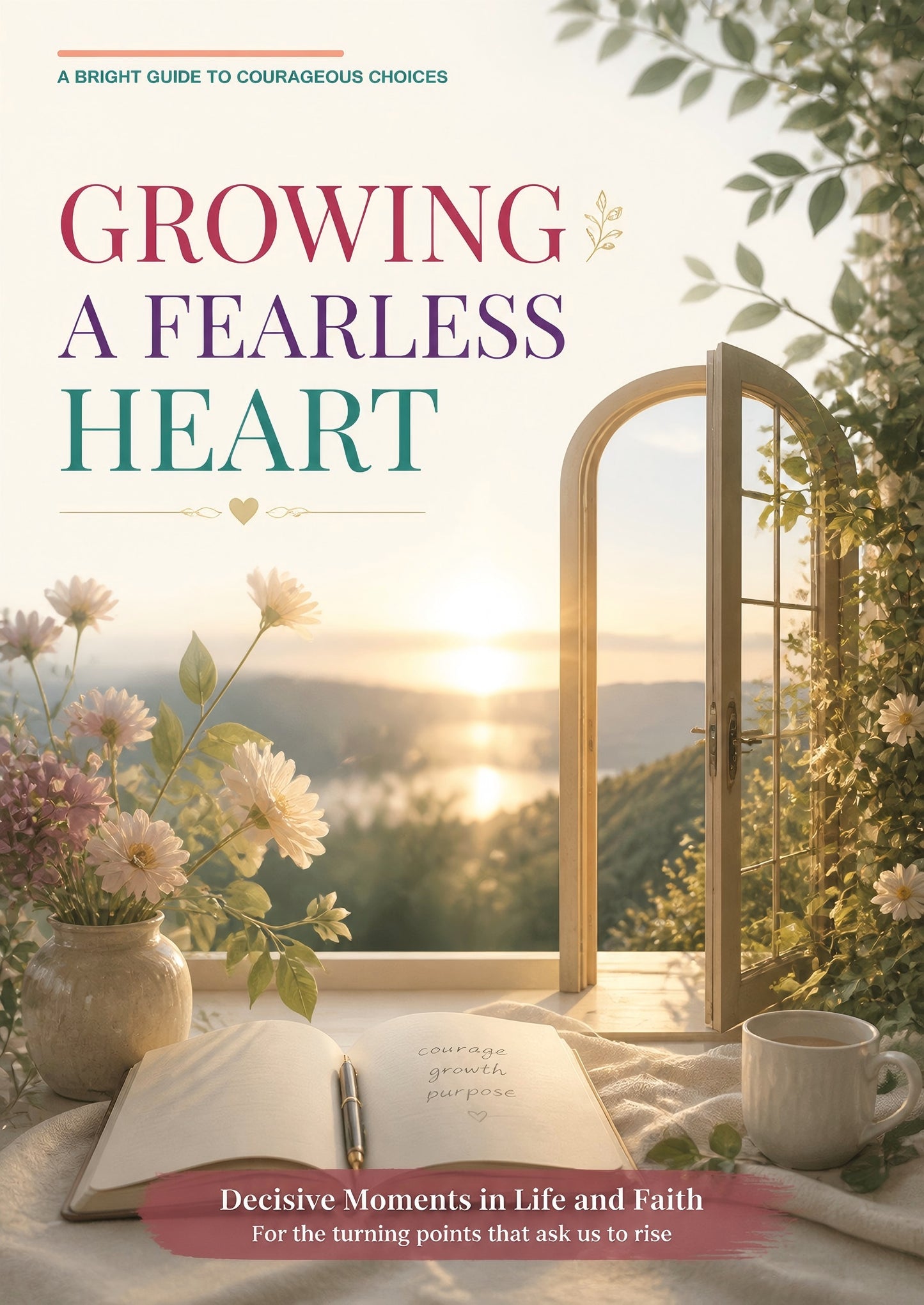 Growing A Fearless Heart: Decisive Moments in Life and Faith | Inspirational Paperback Guide for Courage, Reflection, and Spiritual Growth