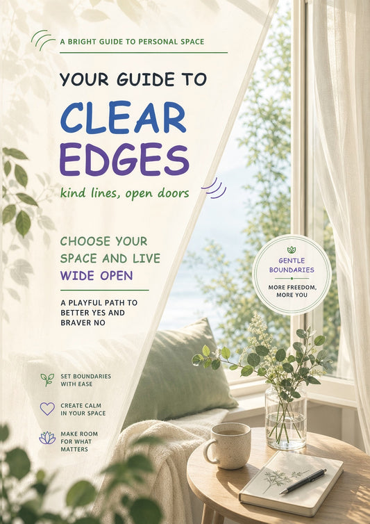 Your Guide to Clear Edges: A Bright Self-Help Paperback for Healthy Boundaries, Personal Space, and Confident Everyday Choices