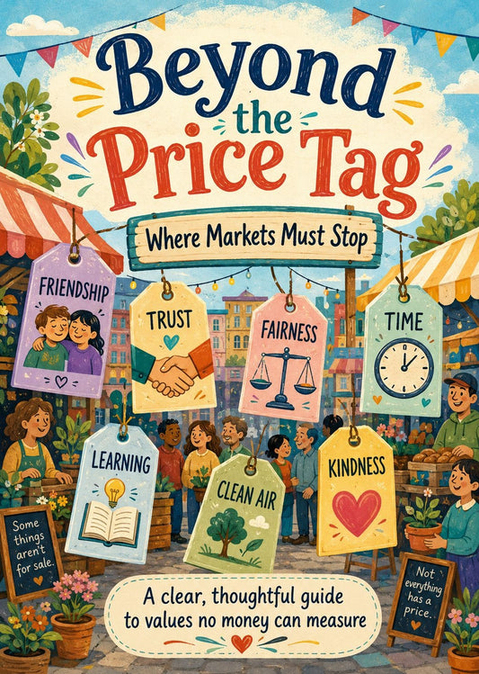 Beyond the Price Tag: Where Markets Must Stop | A Thoughtful Illustrated Guide to Values, Ethics, and What Money Can’t Measure