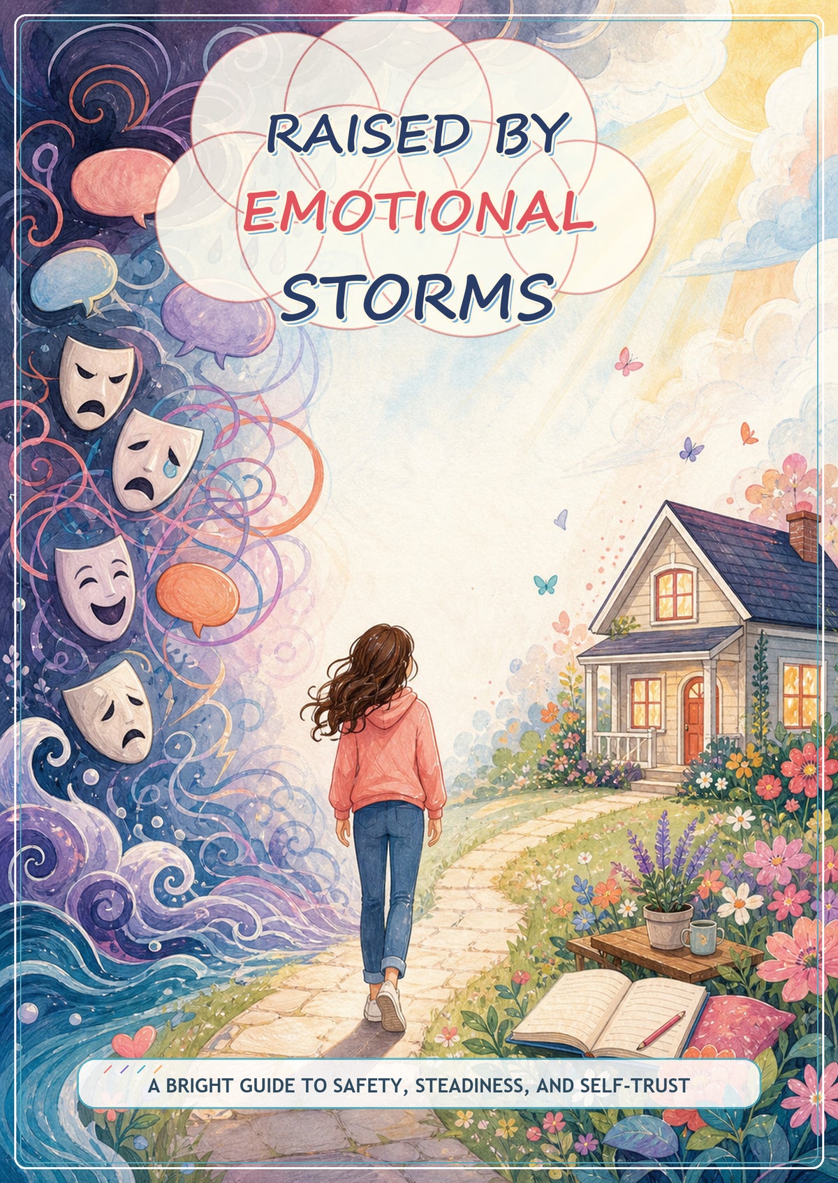 Raised by Emotional Storms: A Gentle Paperback Guide to Healing from an Emotionally Unpredictable Parent and Rebuilding Self-Trust