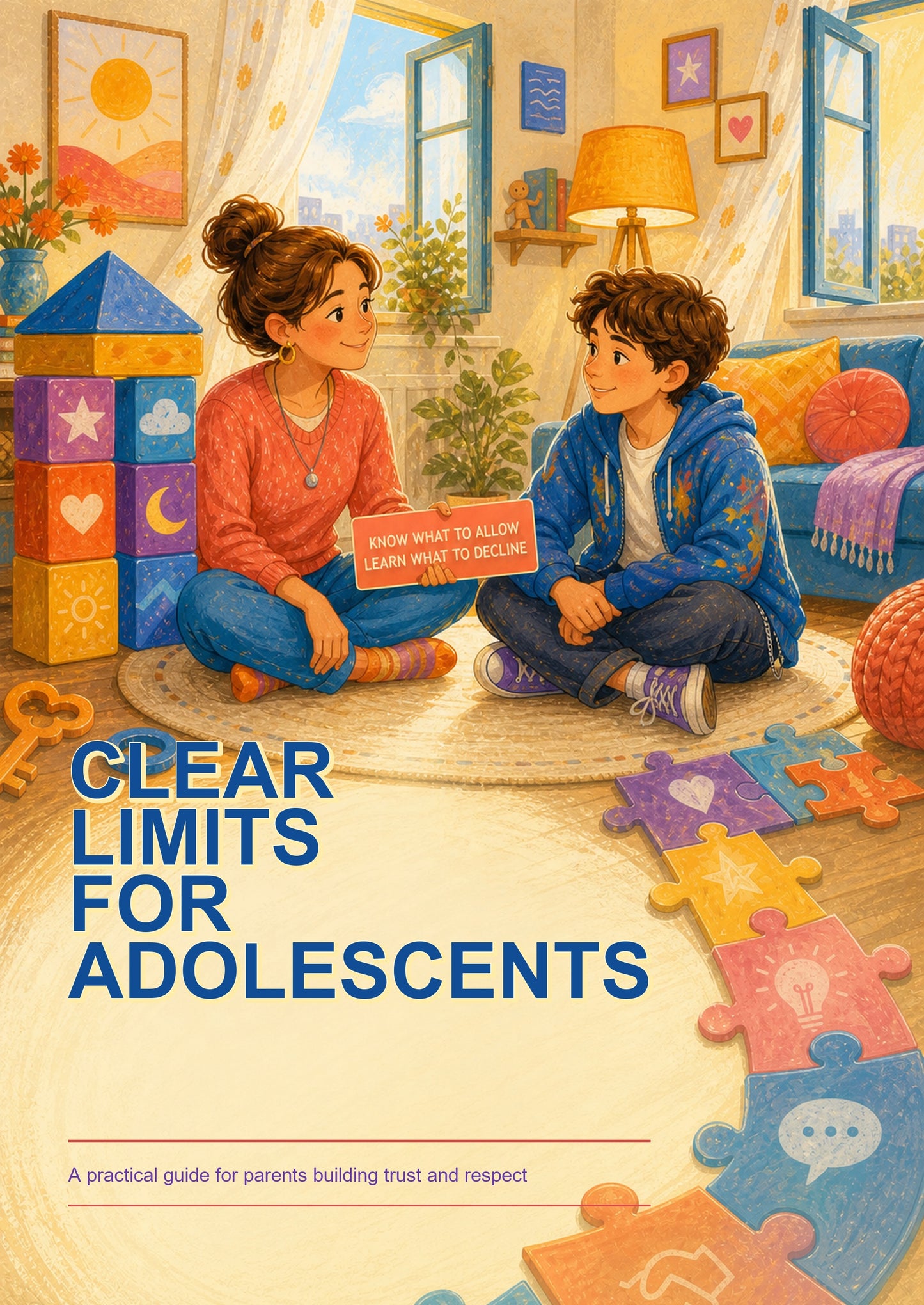 Clear Limits for Adolescents – A Practical Parenting Guide to Boundaries, Trust, Respect, Teen Communication, and Calm Discipline