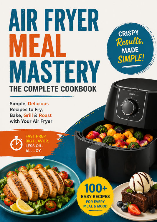 Air Fryer Meal Mastery: The Complete Cookbook with 100+ Easy Recipes for Crispy, Flavorful Meals