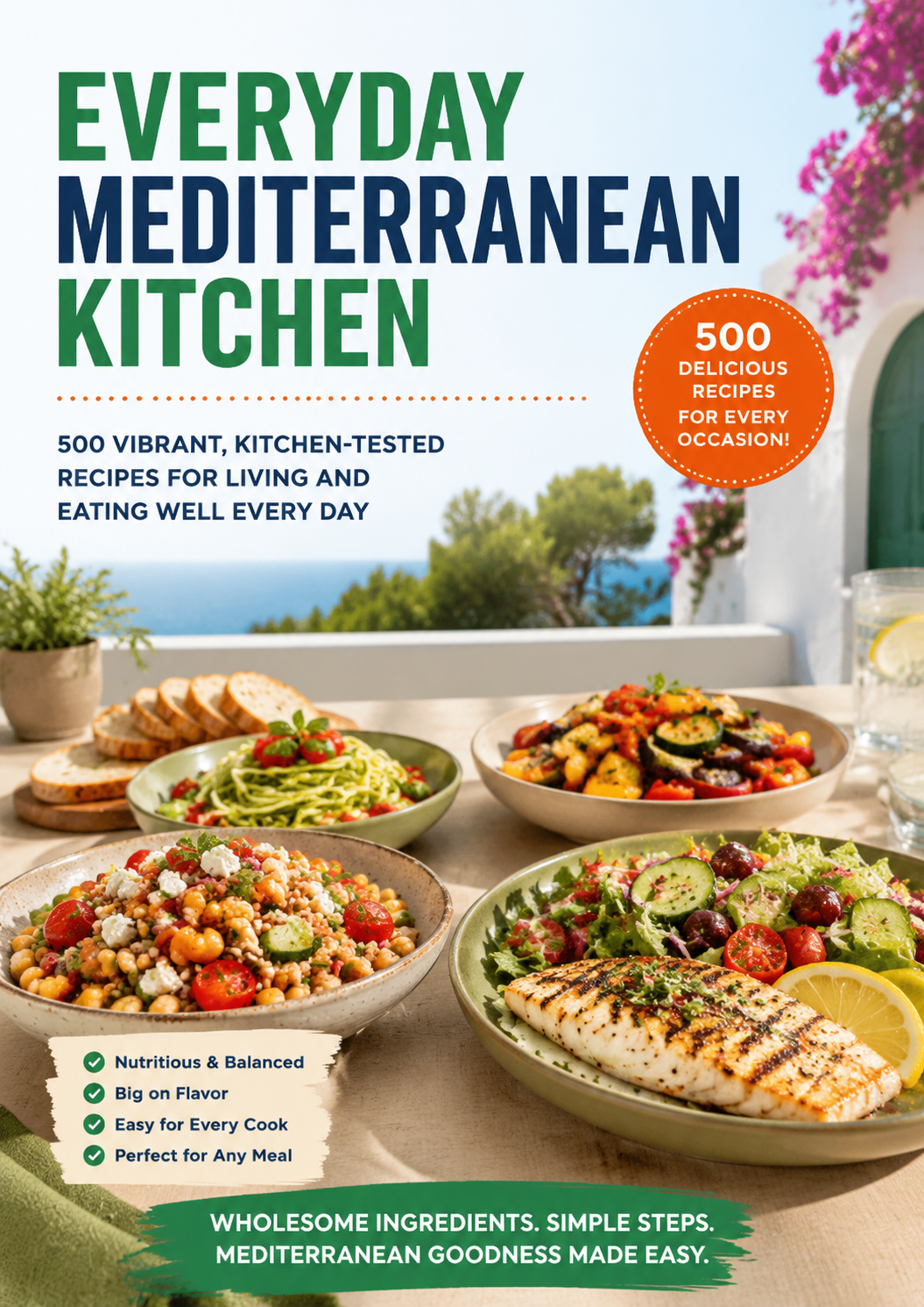 Everyday Mediterranean Kitchen: 500 Vibrant, Kitchen-Tested Recipes for Living and Eating Well Every Day